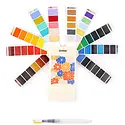 Grabie Art - GRAA GRAA AS - 56 Color Foldable Watercolor Set with Water Brush Pen