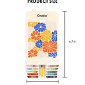 Grabie Art - GRAA GRAA AS - 56 Color Foldable Watercolor Set with Water Brush Pen