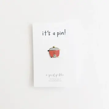 A Jar Of Pickles - AJOP AJOP ACEP - Rice Cooker  Enamel Pin