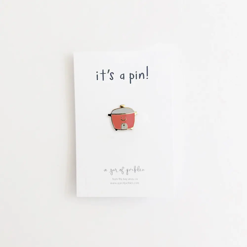 A Jar Of Pickles - AJOP AJOP ACEP - Rice Cooker  Enamel Pin