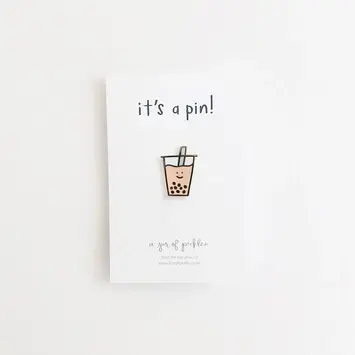 A Jar Of Pickles - AJOP AJOP ACEP - Boba  Enamel Pin