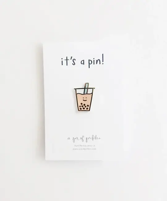 A Jar Of Pickles - AJOP AJOP ACEP - Boba  Enamel Pin