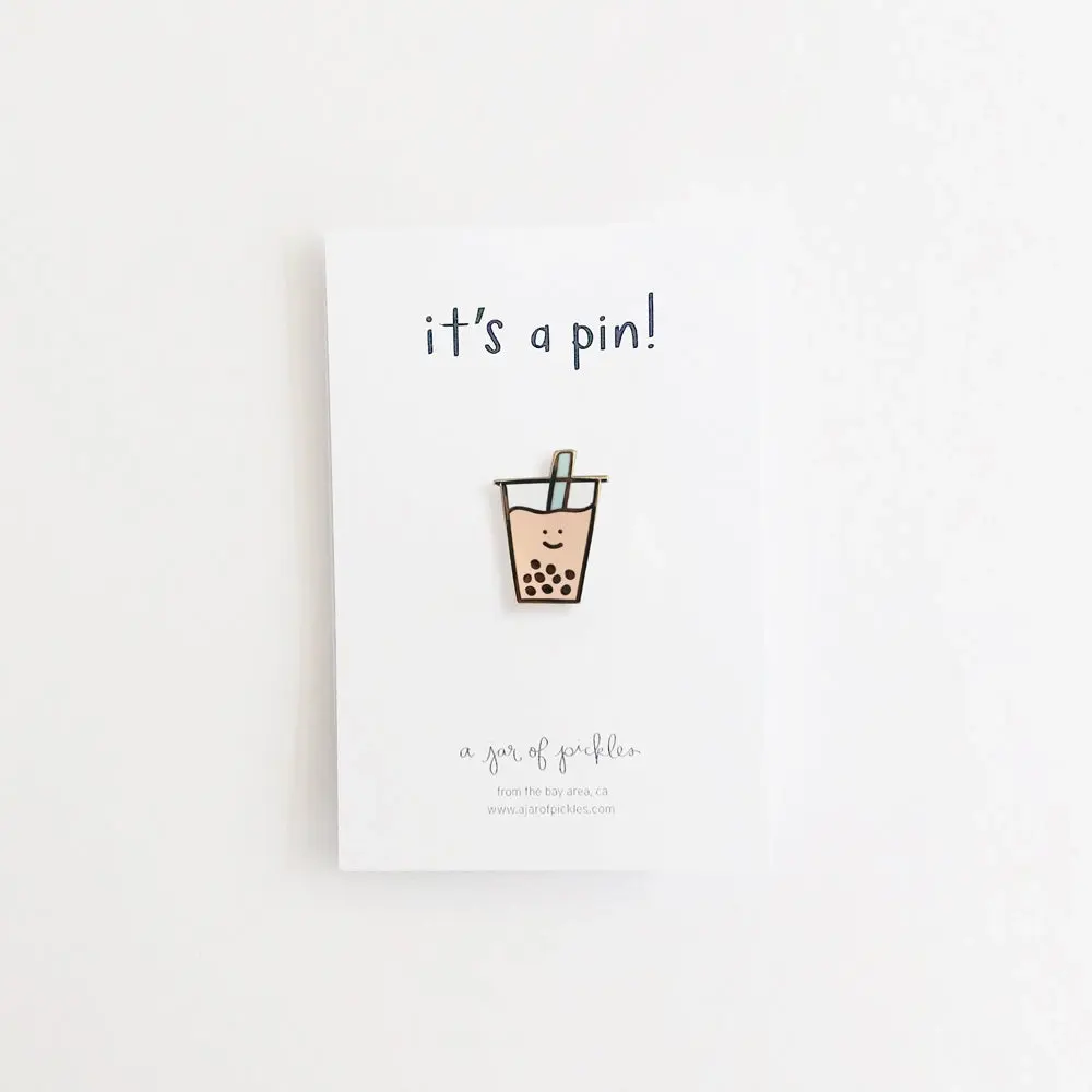 A Jar Of Pickles - AJOP AJOP ACEP - Boba  Enamel Pin