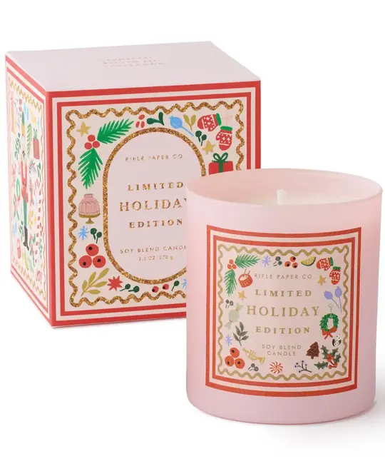Rifle Paper Co - RP RP CALA - Holly Jolly Nutcracker Candle