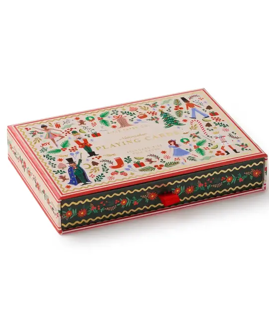 Rifle Paper Co - RP RP GPGA - Holly Jolly Nutcracker Holiday Playing Card Set