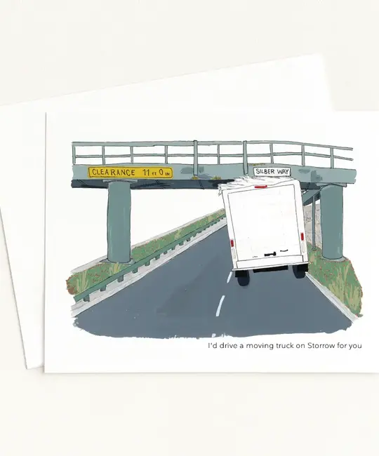 Sarah Wormann Art - SWA SWAGCFR0001 - Strorrow Moving Truck Card