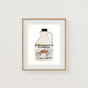 Sarah Wormann Art - SWA SWA PRSM - Maple Syrup New England Foods Mini Print, 4" x 6"