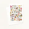 Sarah Wormann Art - SWA SWAGCBL0001 - New England Foods Blank Card
