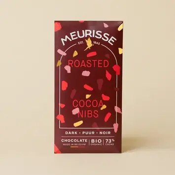 Meurisse Chocolate - MC MC FAD - Cacao Nibs Dark Chocolate Bar