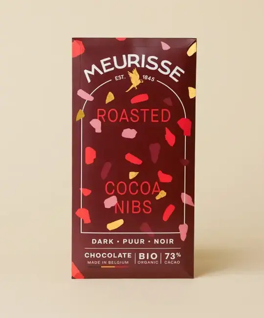 Meurisse Chocolate - MC MC FAD - Cacao Nibs Dark Chocolate Bar