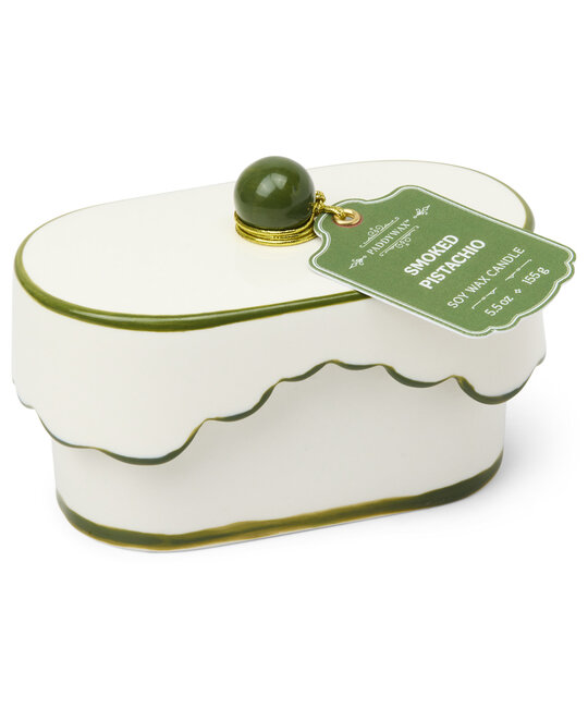 Paddywax - PA PA CALA - Smoke Pistachio Porcelain Candle, Chérie Collection