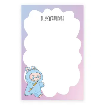 Sammy Gorin - SAG SAG NP - Latudu Lafufu Labubu Notepad