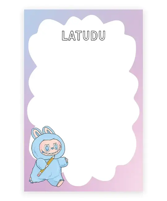Sammy Gorin - SAG SAG NP - Latudu Lafufu Labubu Notepad