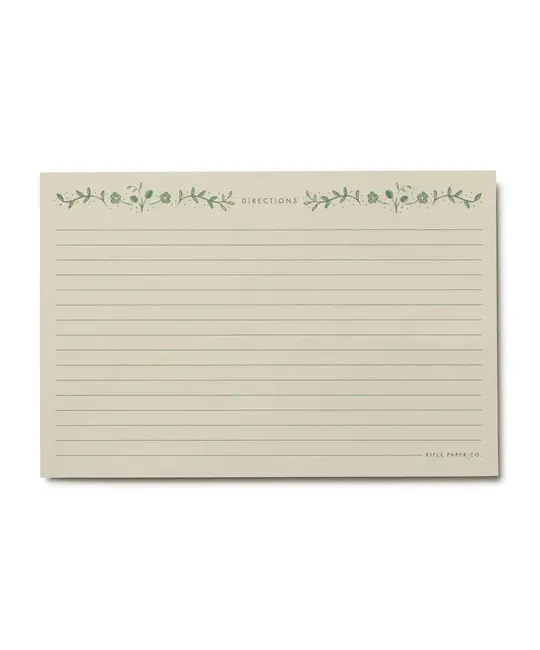 Rifle Paper Co - RP RP HGRC - Artichoke Recipe Cards, set of 12