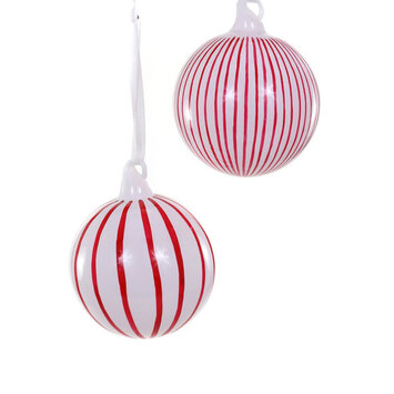 Cody Foster - COF COF ORN - Striped Bauble-Medium Asst