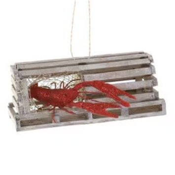 Cody Foster - COF COF OR - Wooden Lobster Trap Ornament