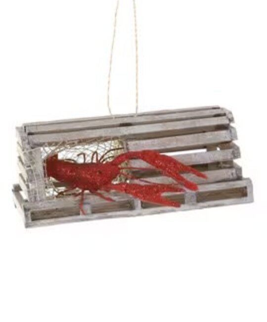 Cody Foster - COF COF OR - Wooden Lobster Trap Ornament