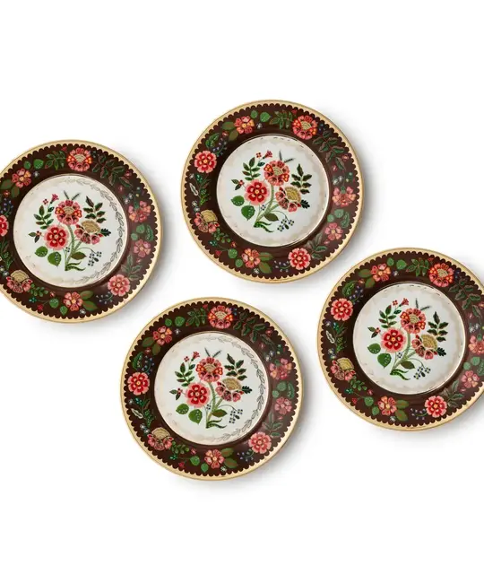 Rifle Paper Co - RP RP HG - Gracie Porcelain Dessert Plate Set