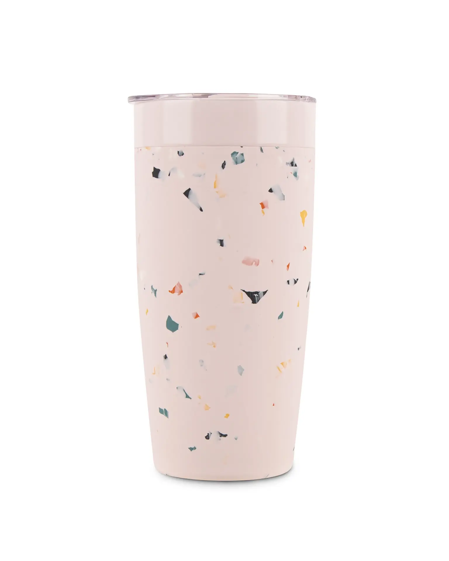 W&P Design - WP WP HG - Insulated Ceramic Tumbler, 20 oz, Terrazzo Blush