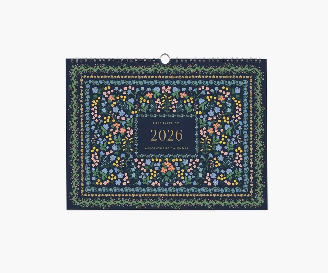 Rifle Paper Co - RP RP CAWA - 2026 Wildwood Horizontal Appointment Calendar