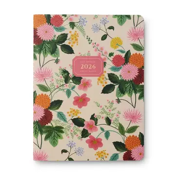 Rifle Paper Co - RP RP AG12- 2026 Dahlia Monthly Appointment Notebook Planner (January Start Agenda)