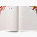 Rifle Paper Co - RP RP AG12- 2026 Dahlia Monthly Appointment Notebook Planner (January Start Agenda)