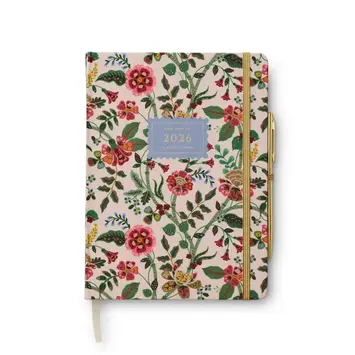 Rifle Paper Co - RP RP AG12- 2026 Gracie Hardcover Planner with Pen (January Start Agenda)