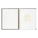 Sugar Paper - SUG SUG AG12 -  2026 Black Signature Spiral Planner, January Start Agenda