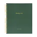 Sugar Paper - SUG SUG AG12 -  2026 Forest Green Weekly Large Spiral Planner, January Start Agenda