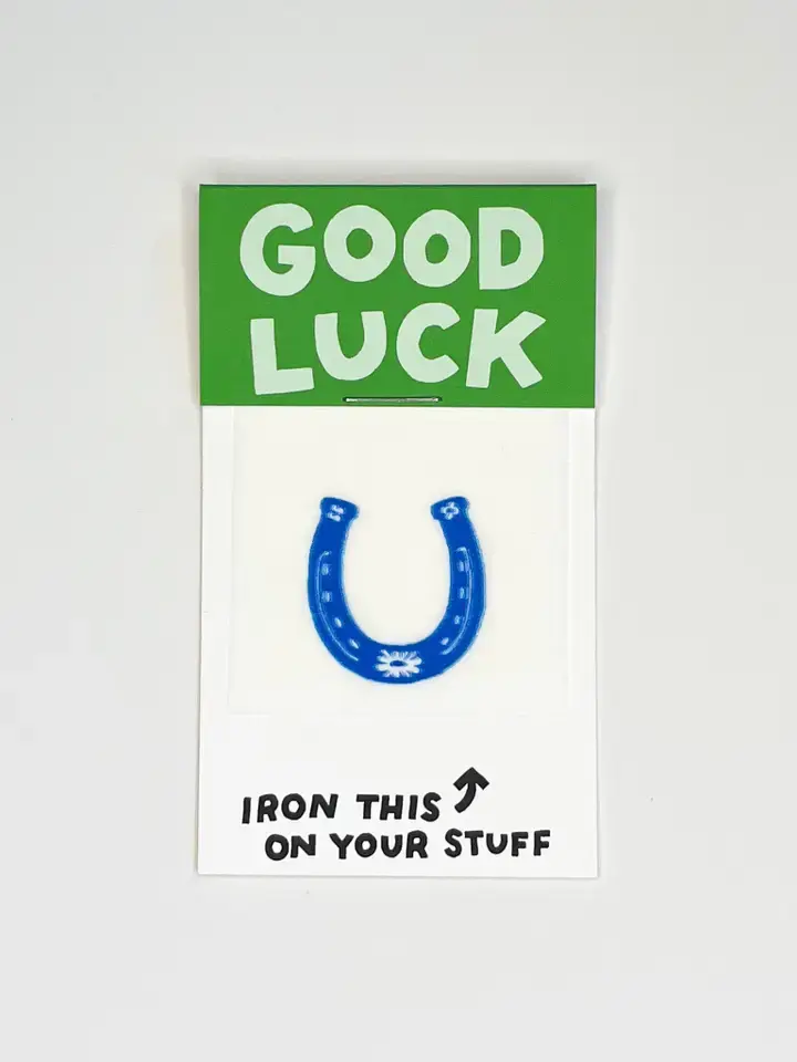 Hot Dang Press - HDP HDP DIY - Horseshoe L'il Something  Iron-on Art Card