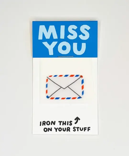 Hot Dang Press - HDP HDP DIY - Letter L'il Something  Iron-on Art Card