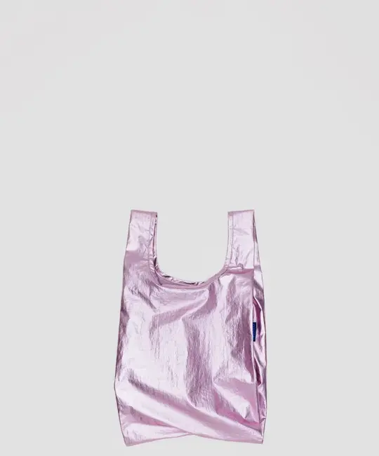 Baggu - BA BA BAG - Baby Baggu Metallic Blush Reusable Bag