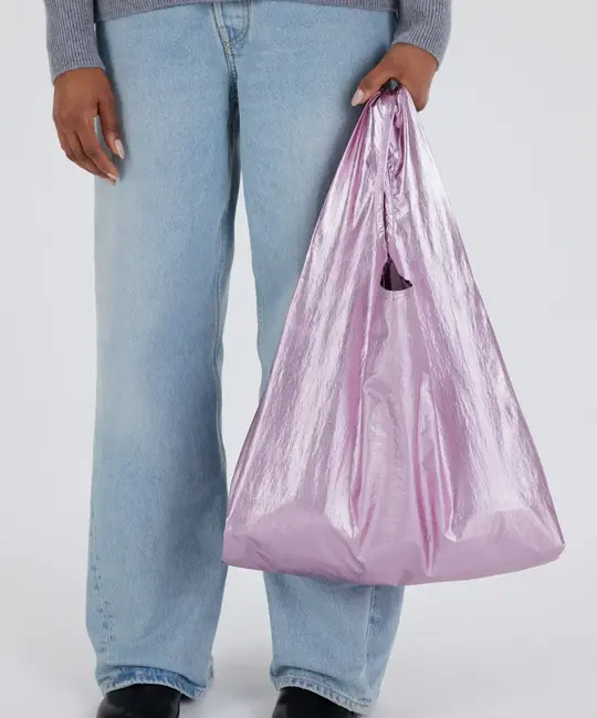 Baggu - BA BA BAG - Blush Metallic Standard Baggu Reusable Bag