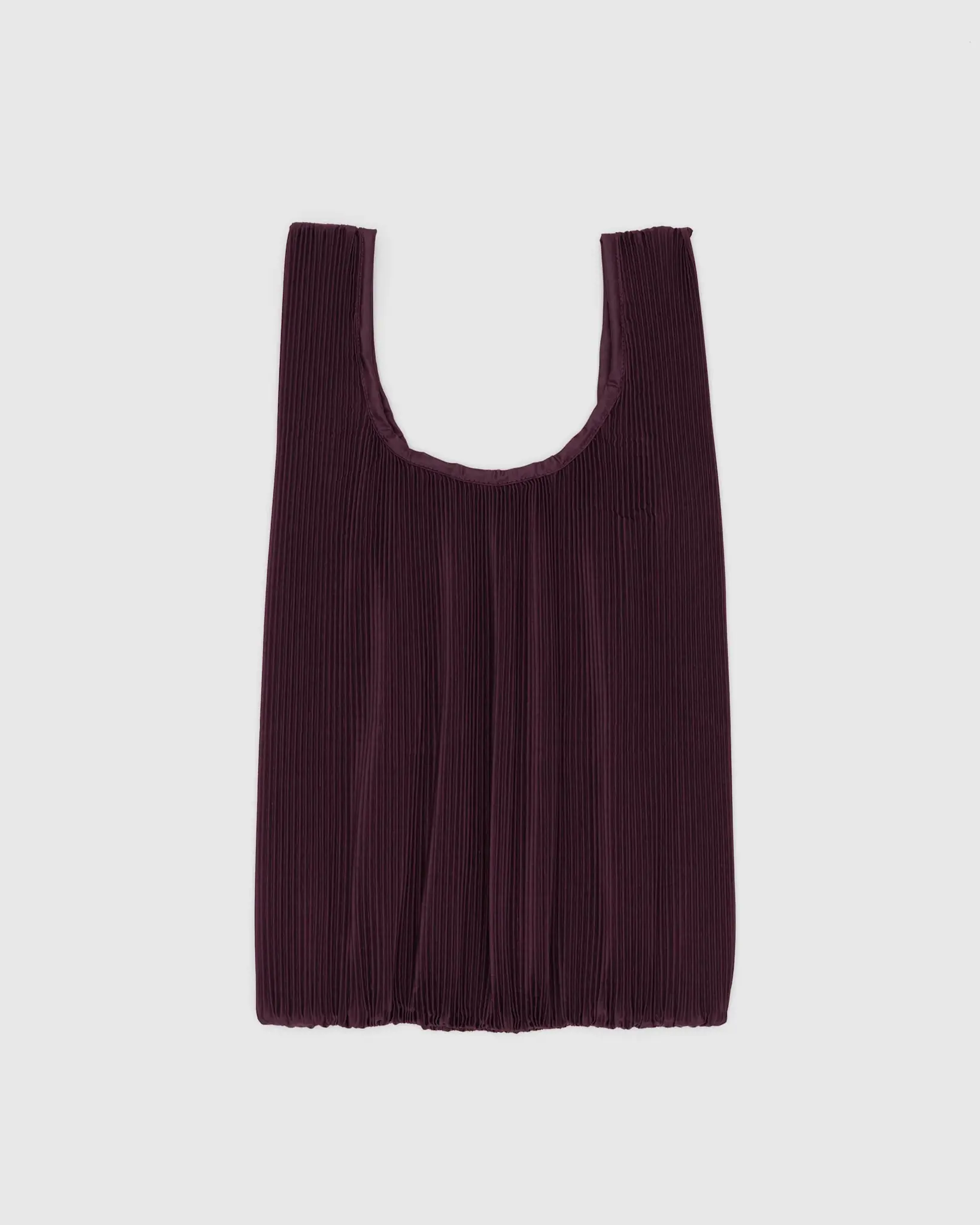 Baggu - BA BA BAG - Pleated Baggu Bag, Mahogany