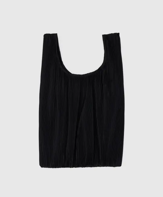 Baggu - BA BA BAG - Pleated Baggu Bag, Black