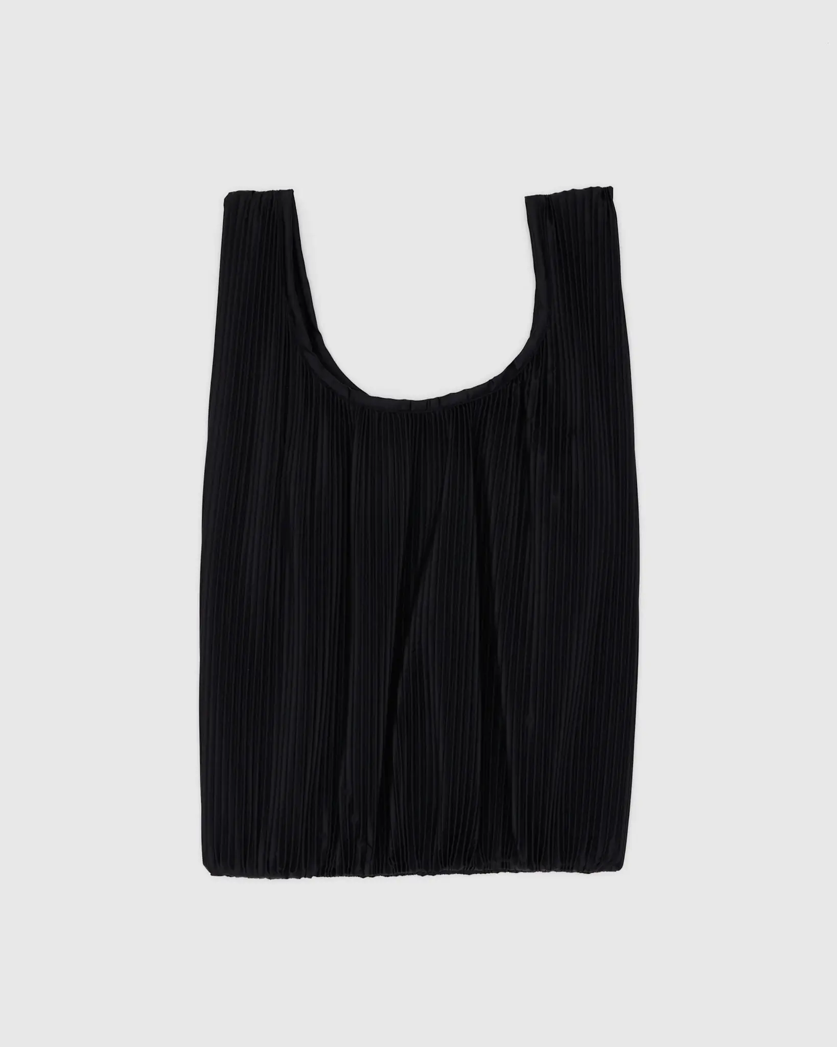 Baggu - BA BA BAG - Pleated Baggu Bag, Black