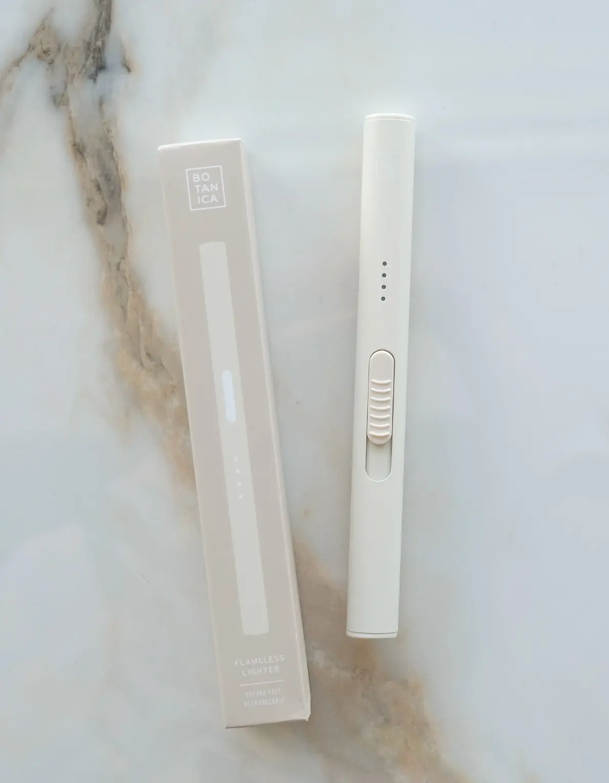 Botanica - BOT BOT CAAC - Flameless USB-C Rechargeable Lighter, Cream