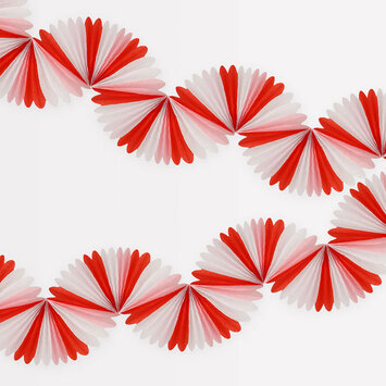 Meri Meri - MEM MEM PSHO - Candy Cane Stripe Honeycomb Garland