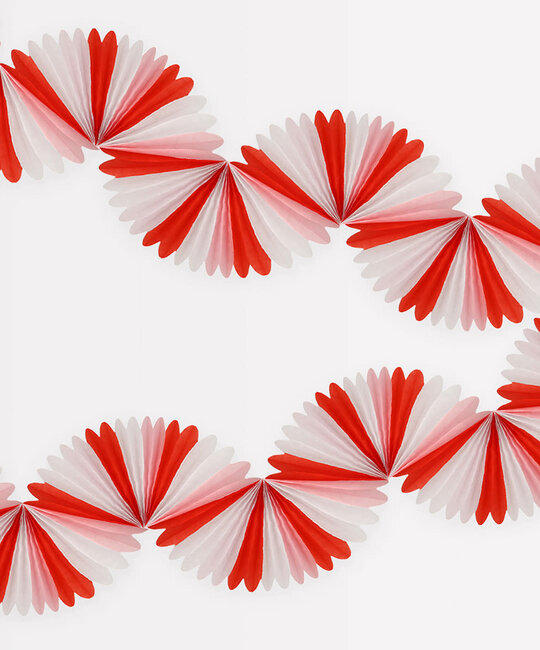 Meri Meri - MEM MEM PSHO - Candy Cane Stripe Honeycomb Garland
