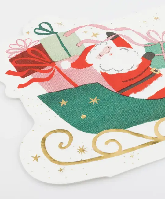 Meri Meri - MEM MEM PS - Sleigh Shaped Napkins