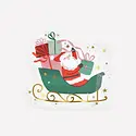 Meri Meri - MEM MEM PS - Sleigh Shaped Napkins