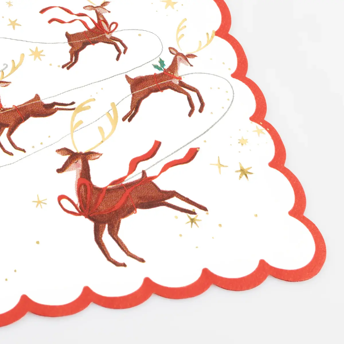 Meri Meri - MEM MEM PS - Santa, Sleigh & Reindeer Large Napkins