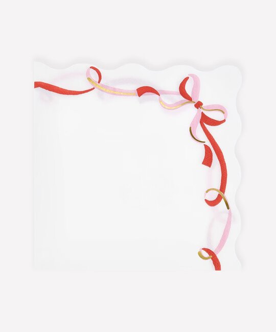 Meri Meri - MEM MEM PS - Ribbon Bow Large Napkins
