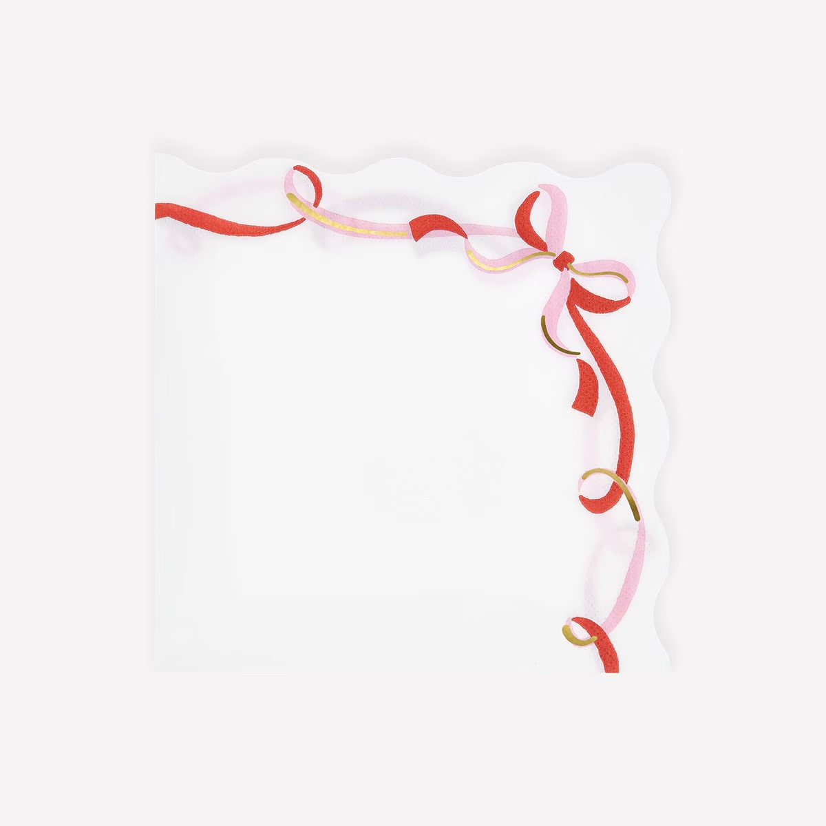 Meri Meri - MEM MEM PS - Ribbon Bow Large Napkins