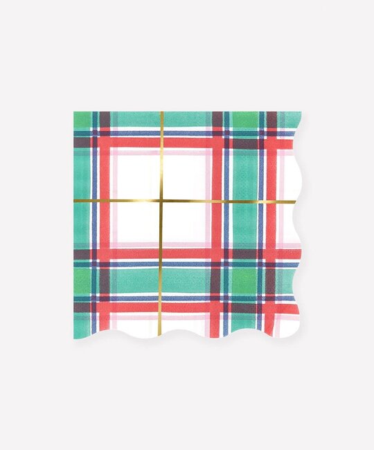 Meri Meri - MEM MEM PS - Tartan Small Napkins