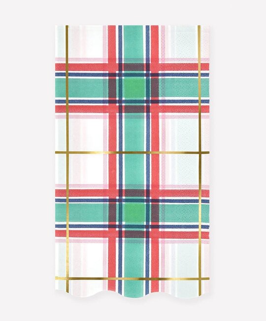 Meri Meri - MEM MEM PS - Tartan Guest Dinner Napkins