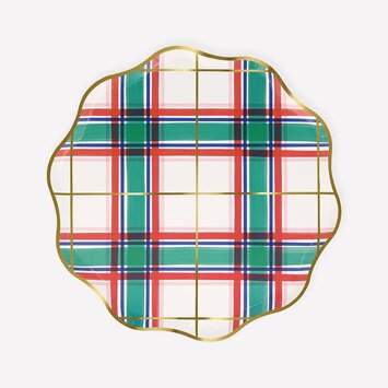 Meri Meri - MEM MEM PSPL - Tartan Small Side Plates