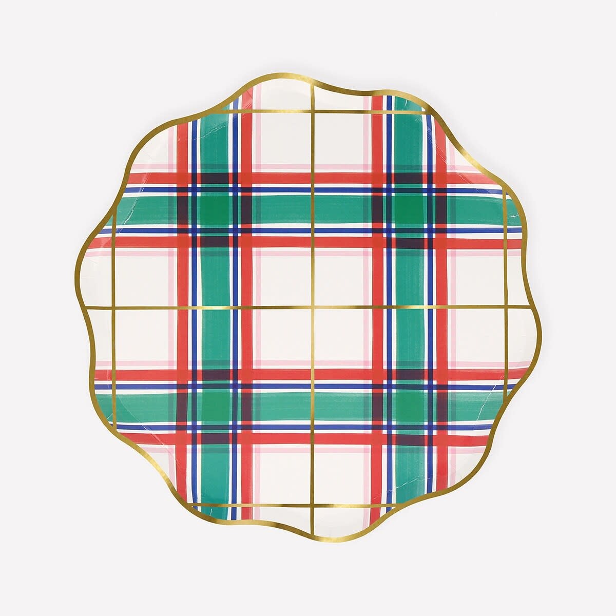 Meri Meri - MEM MEM PSPL - Tartan Small Side Plates