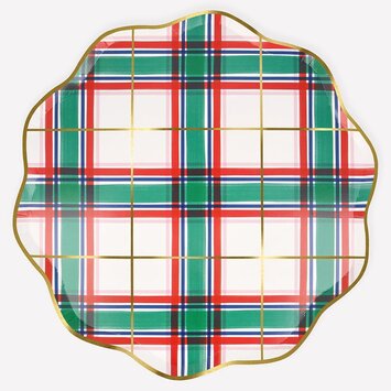 Meri Meri - MEM MEM PSPL - Tartan Large Dinner Plates
