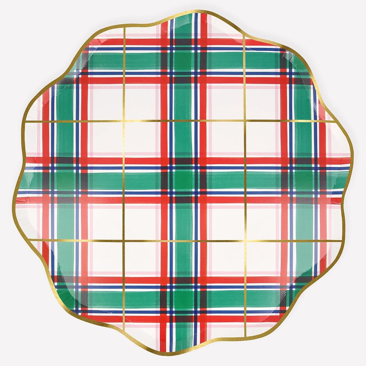 Meri Meri - MEM MEM PSPL - Tartan Large Dinner Plates
